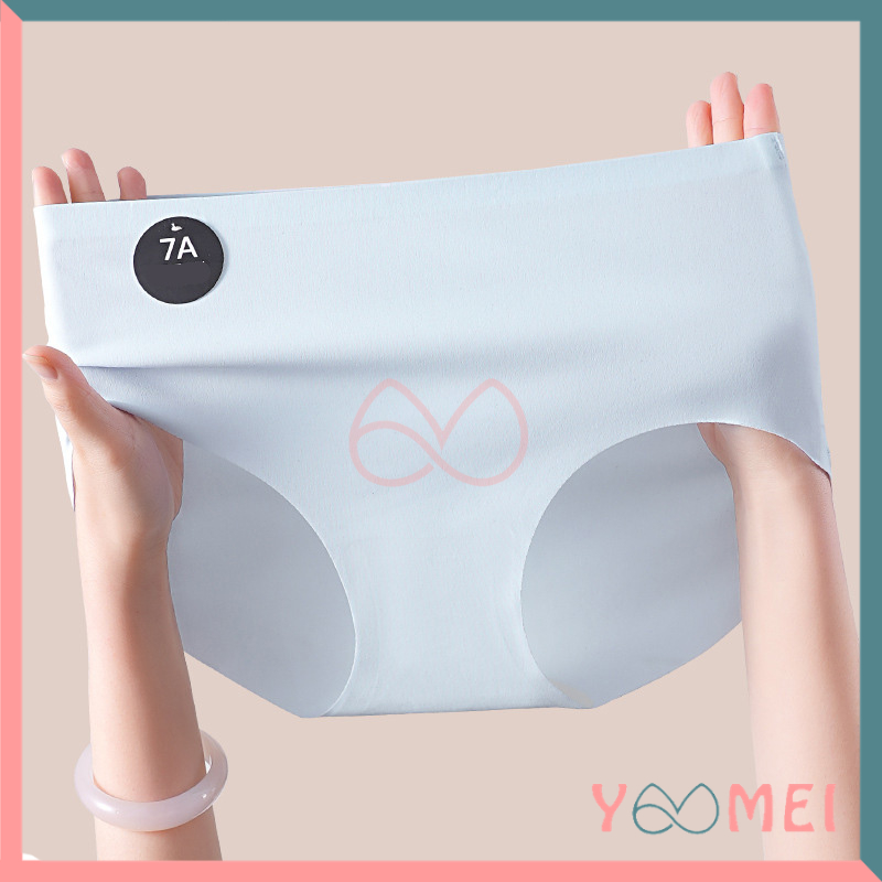 YOOMEI Celana Dalam Anti Nyiplak Ukuran Wanita Dewasa Cd Seamless Polos Elastis Tanpa Jahitan