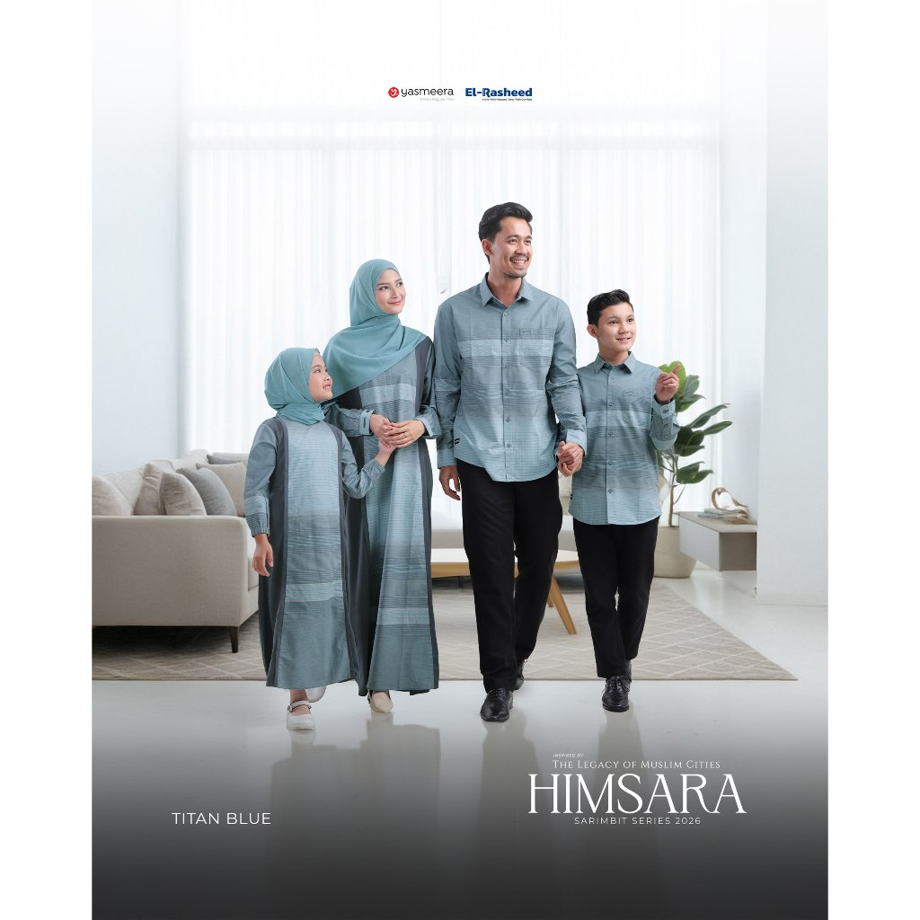 YASMEERA HIMSARA (Titan Blue) | BISA COD SARIMBIT YASMEERA HIMSARA | SARIMBIT YASMEERA X EL-RASHEED 