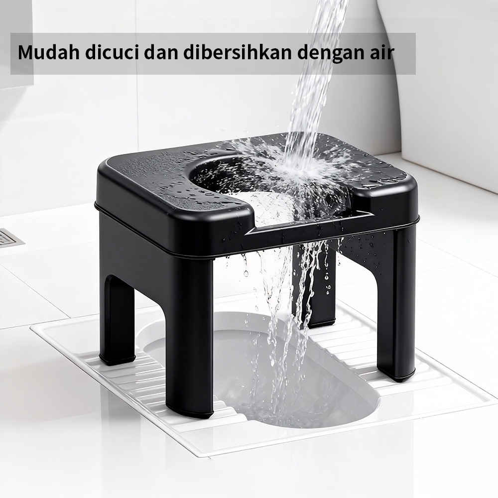 Oking Kursi  jongkok toilet jongkok plastik Cincin dudukan toilet siram Kamar mandi jongkok Kamar ma