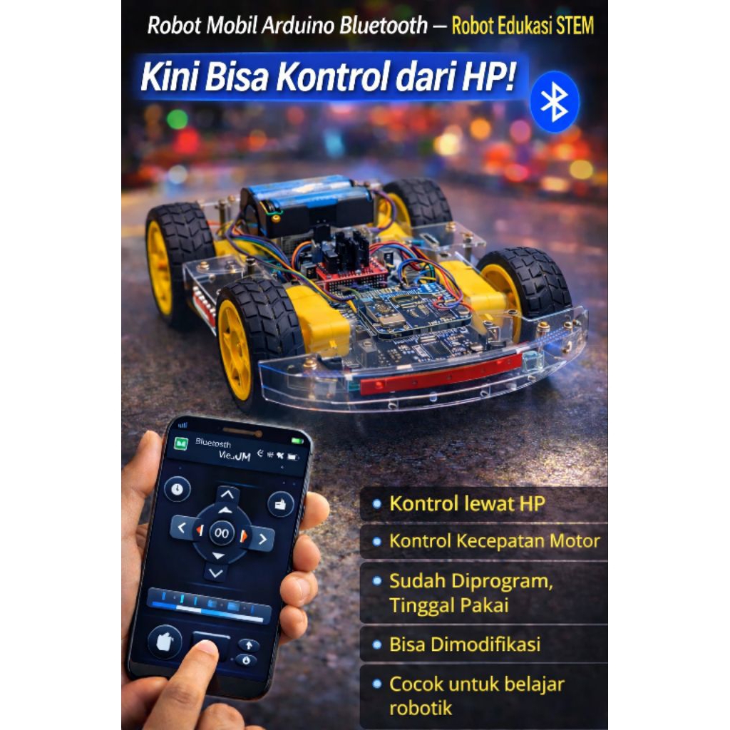 Robot Mobil Arduino 4 WD