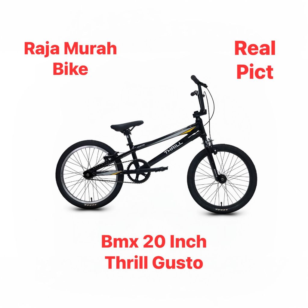 sepeda anak bmx 20 inch thrill Gusto sepeda anak laki laki bmx 20 inch thrill Gusto