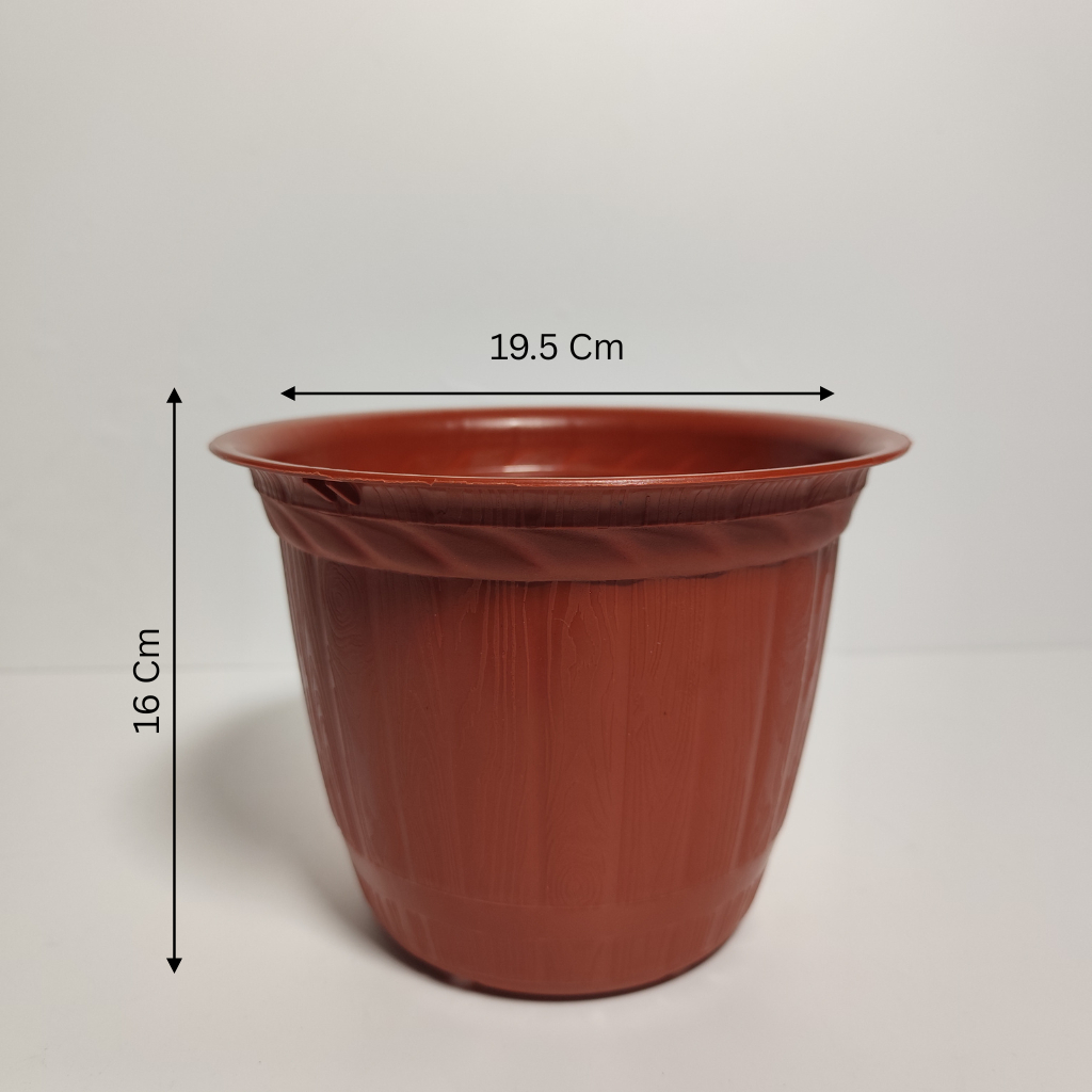 READY STOCK | Pot Edelweis Red 20cm (2920) 1 Ball | Pot | Serba Serbi