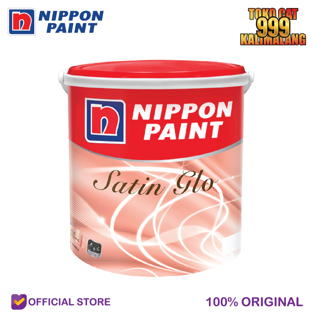 Cat Tembok Rumah Interior Nippon Paint Satin Glo Warna Putih 20 Liter REGULER/CARGO