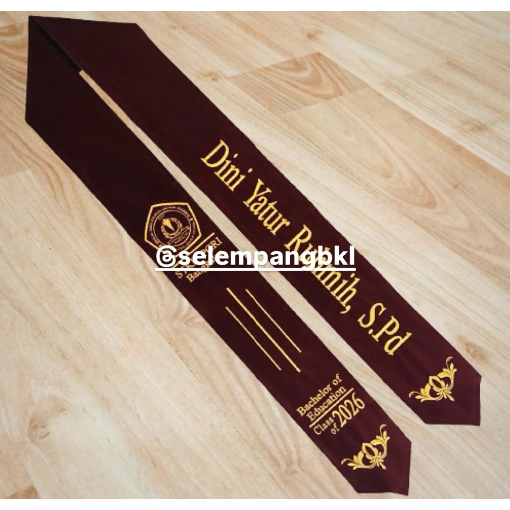 Selempang Wisuda / Selempang Leher