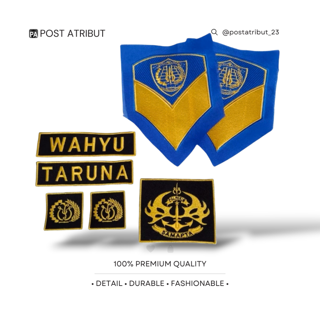 Set PDL Taruna/Taruna POLTEKIM/ Atribut Taruna/ Atribut KUMHAM / Catar KUMHAM / Post atribut
