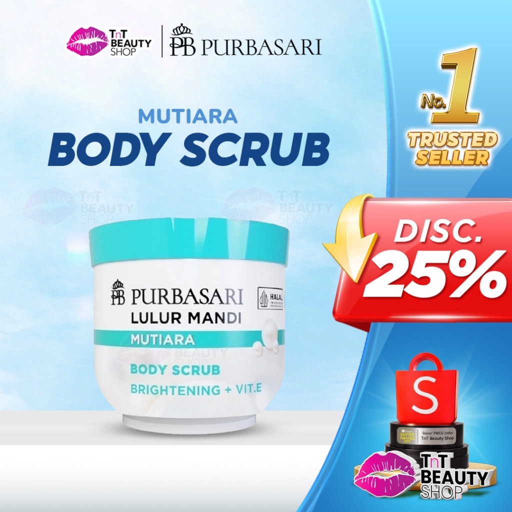 Purbasari Lulur Mandi Mutiara 100gr - 200 gr | TnT Beauty Shop