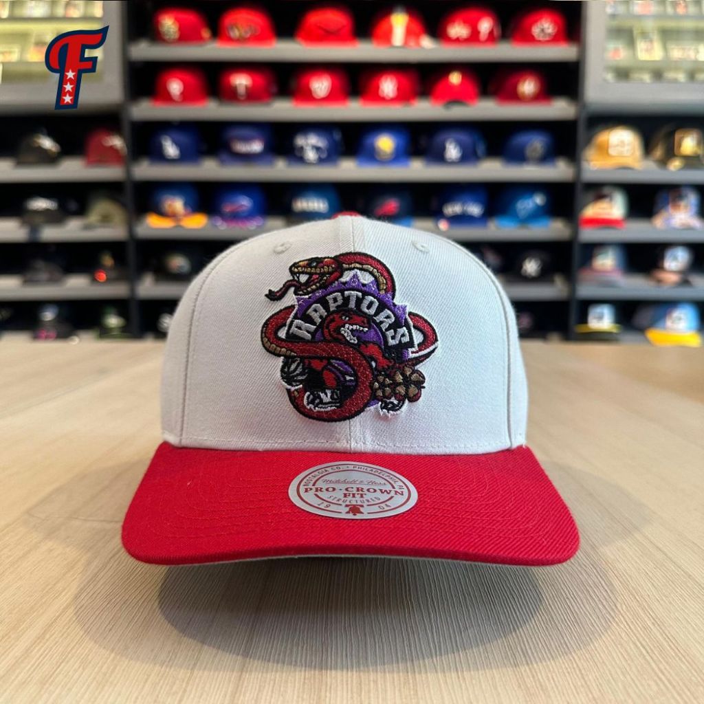 Topi Mitchell & Ness NBA Tortonto Raptors Snake Pro Crown HWC Hat