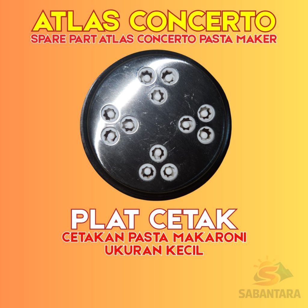 PLAT CETAKAN MAKARONI UKURAN KECIL/SMALL SIZE ATLAS CONCERTO
