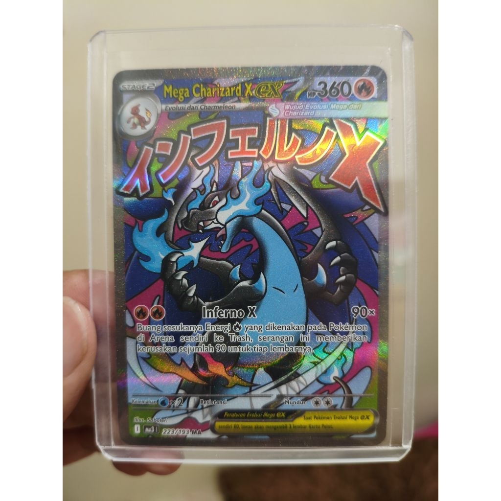 TCG MEGA CHARIZARD X Ex MA indo