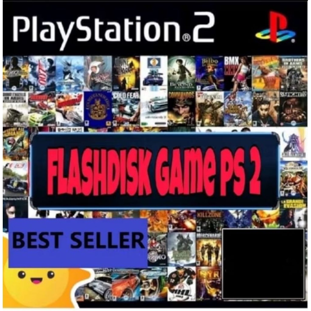 FLASDISK GAME PS2 FULL GAME 32GB +MICRO USB