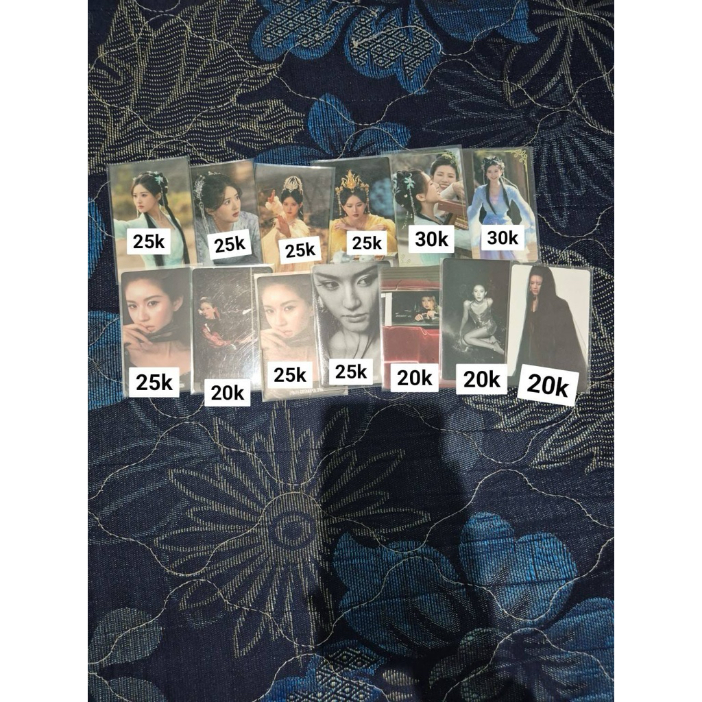 READY STOCK photocard / pc zhao lusi, rosy OFFICIAL CPOP CDRAMA CHINA ACTRESS HIDDEN LOVE