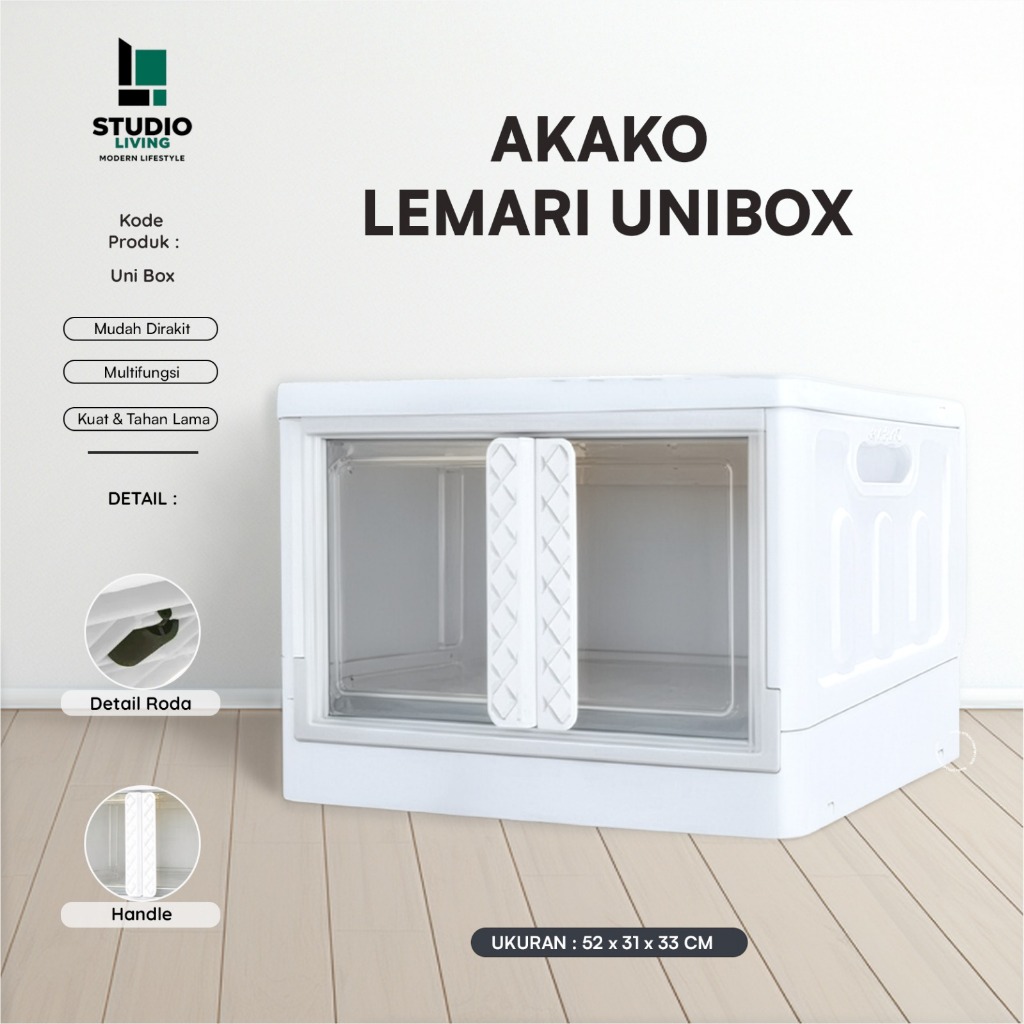 AKAKO - Lemari UNIBox Serbaguna / Beauty Box Lemari Pakaian / Kotak Serbaguna Box Pemilu KPU