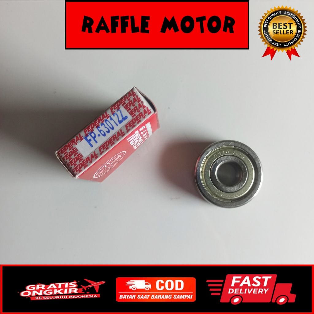 FEDERAL BEARING 6301 ZZ. LAHER 6301 2Z