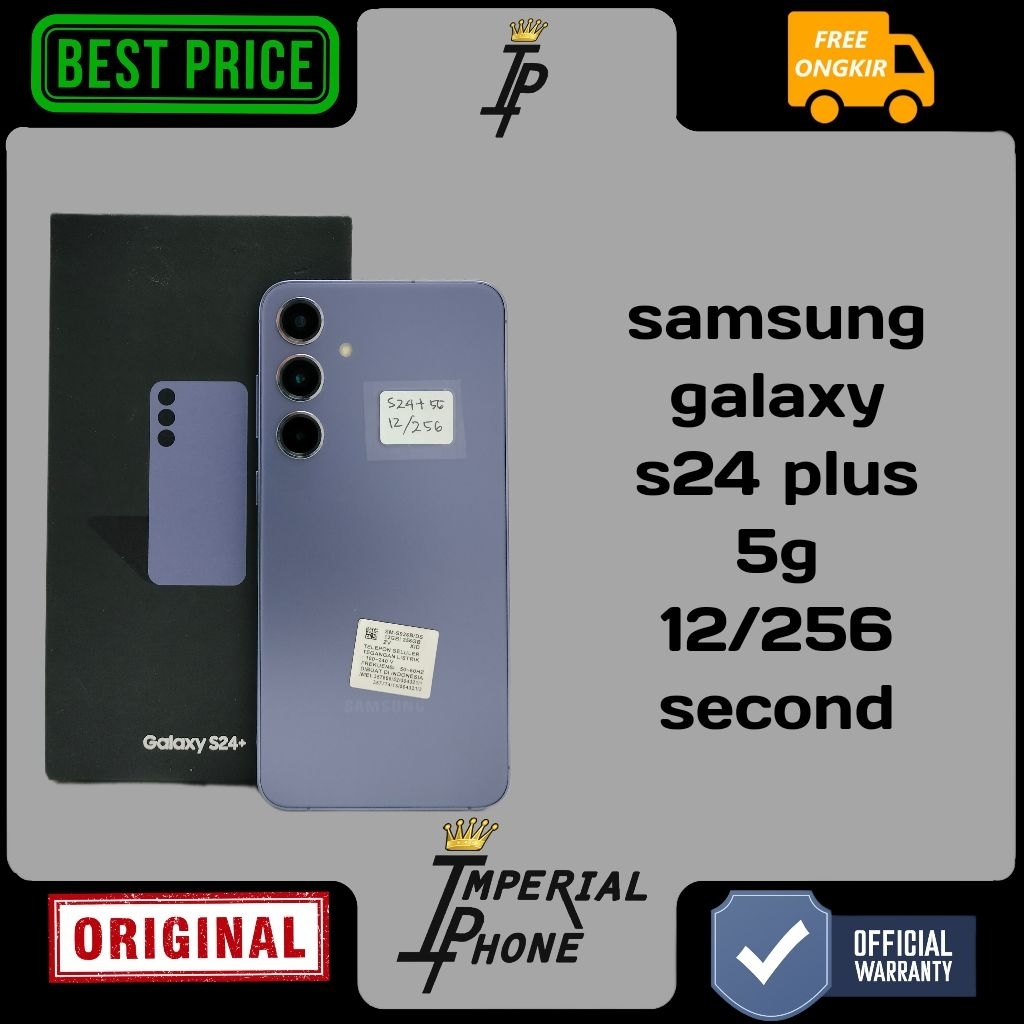 samsung galaxy s24 plus 5g 12/256 second