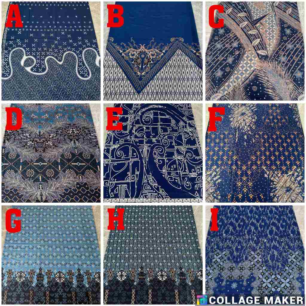 KAIN BATIK HALUS KAIN BAKAL SOGAN NEW ARRIVAL BAHAN BATIK MOTIF SERIAN WARNA BIRU 01 TERBARU