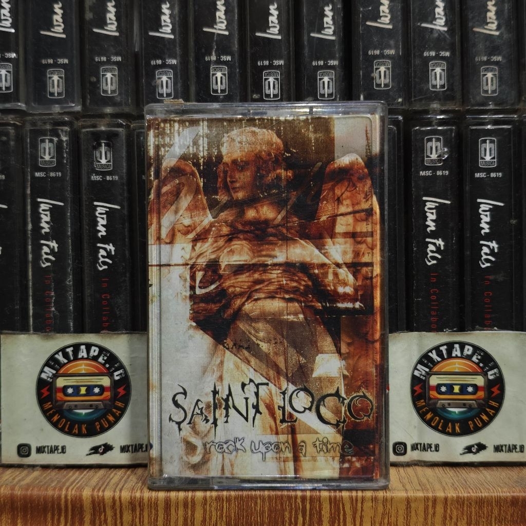 Kaset - Saint Loco - Rock Upon A Time - Radio Tape - Kaset Pita - Radio - Pemutar Kaset - Retro - Cl