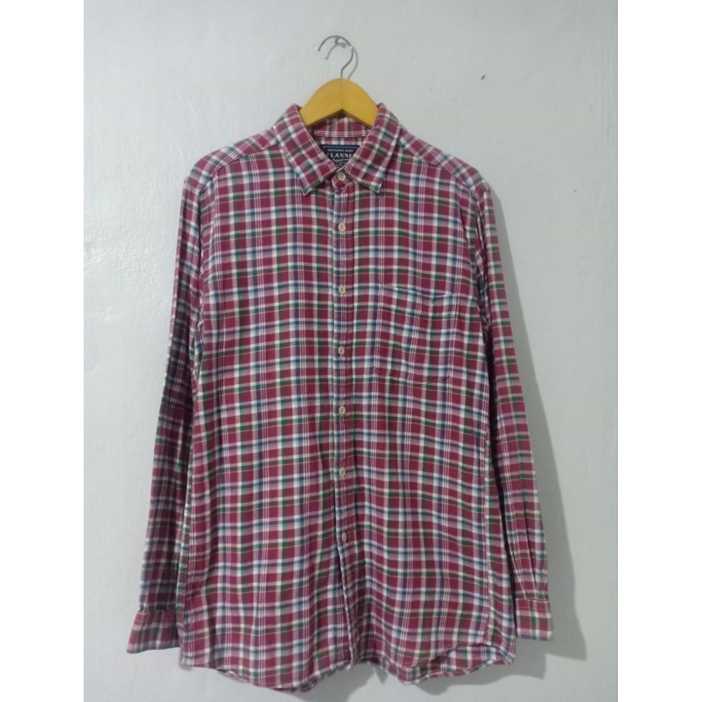Kemeja Uniqlo Flanel Size L