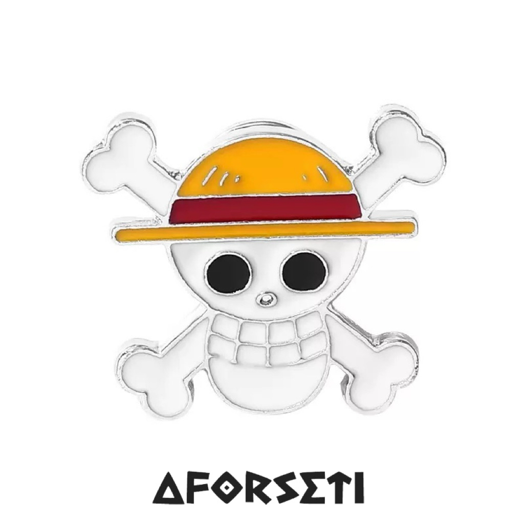 PIN ENAMEL “ONE PIECE LOGO” BROS PIN/ PIN MURAH / PIN COUPLE / PIN AESTHETIC / PIN LUCU / PIN BUTTON