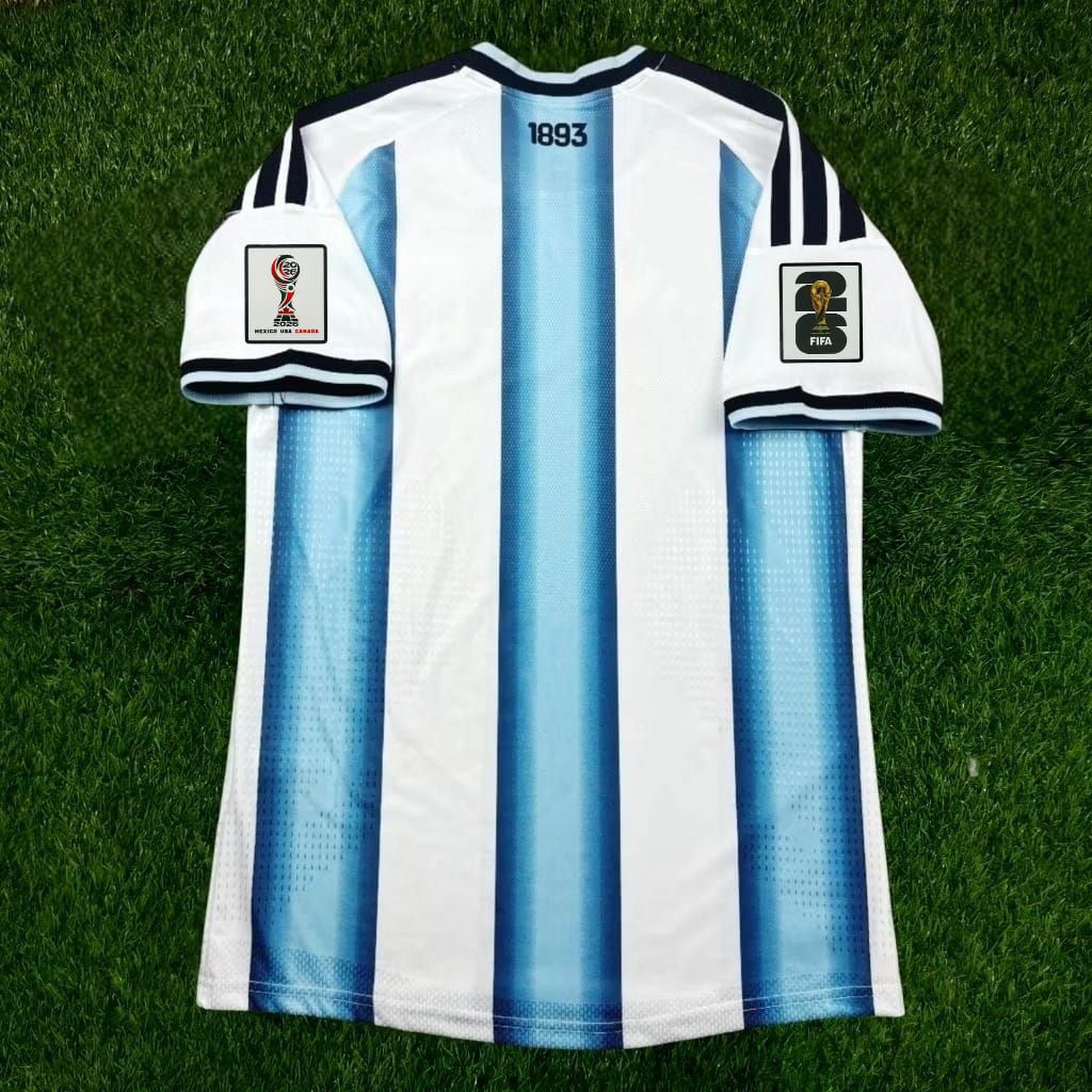 Jersey Bola Player Issue Argentina Home Full Patch Piala Dunia 2026 Top Quality