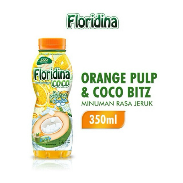 Floridina Orange Pulp & Coco Bitz 350ml