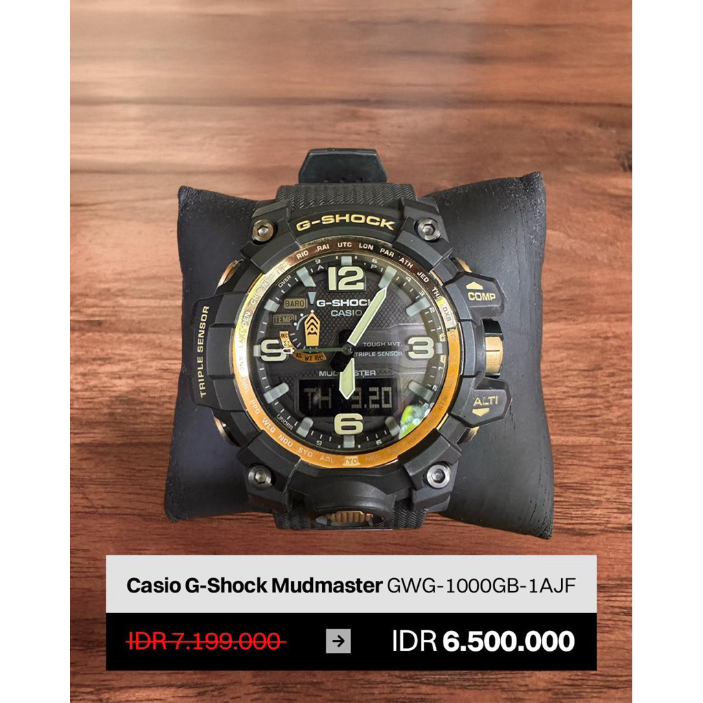 Casio G-Shock Mudmaster GWG-1000GB-1AJF