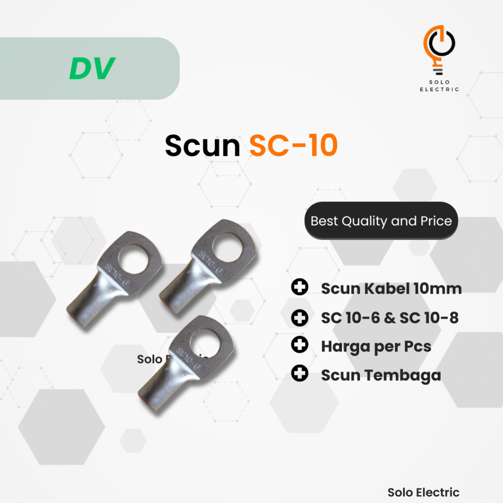 Scun 10 - 6 / Scun Kabel 10mm / SC 10-6 dan SC 10-8
