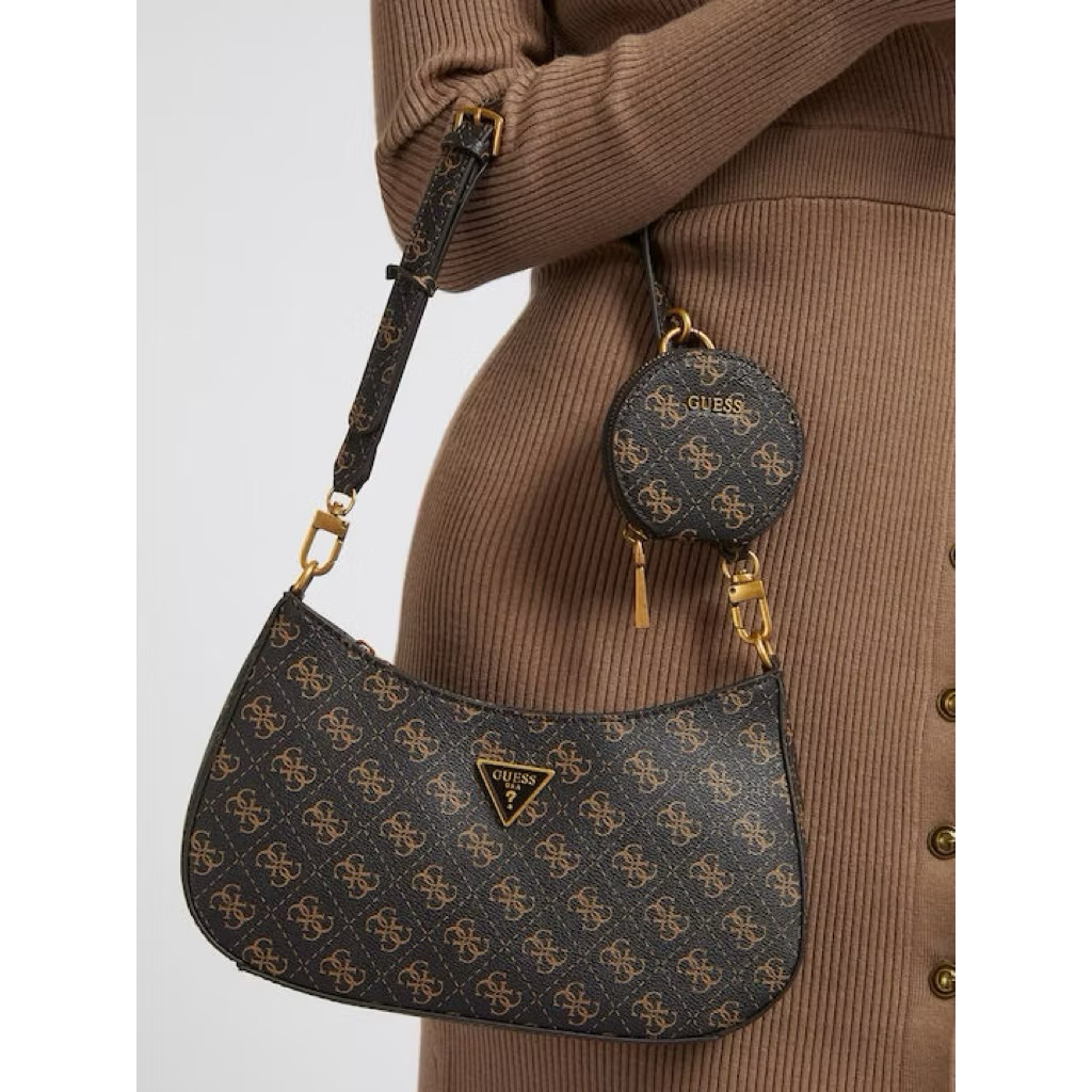 Guess Alexie Shoulder Bag Free Pouch Koin