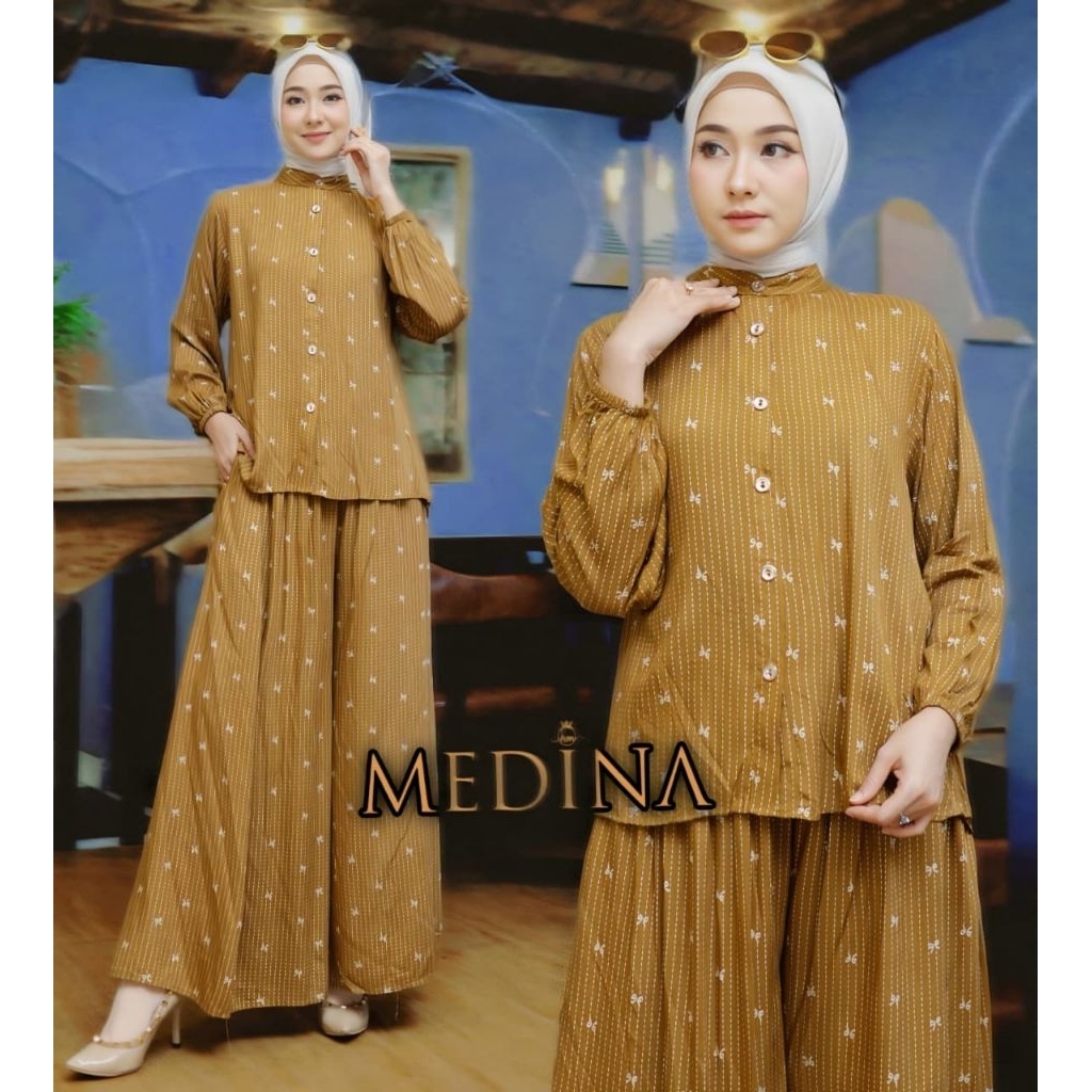 NEW NAFISA SET KULOT BY MEDINA MAHARAJAA