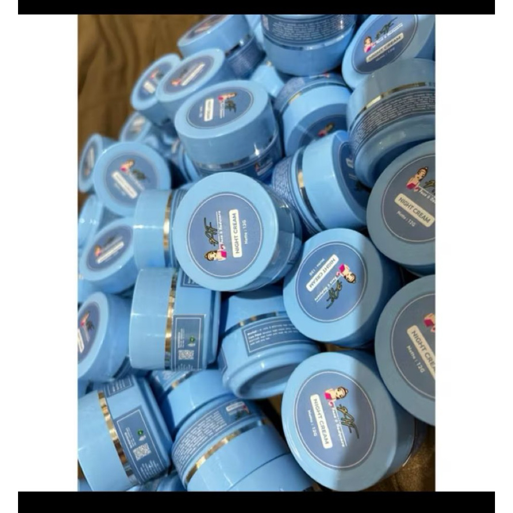cream malam AF Double glow/Night cream Af ecer