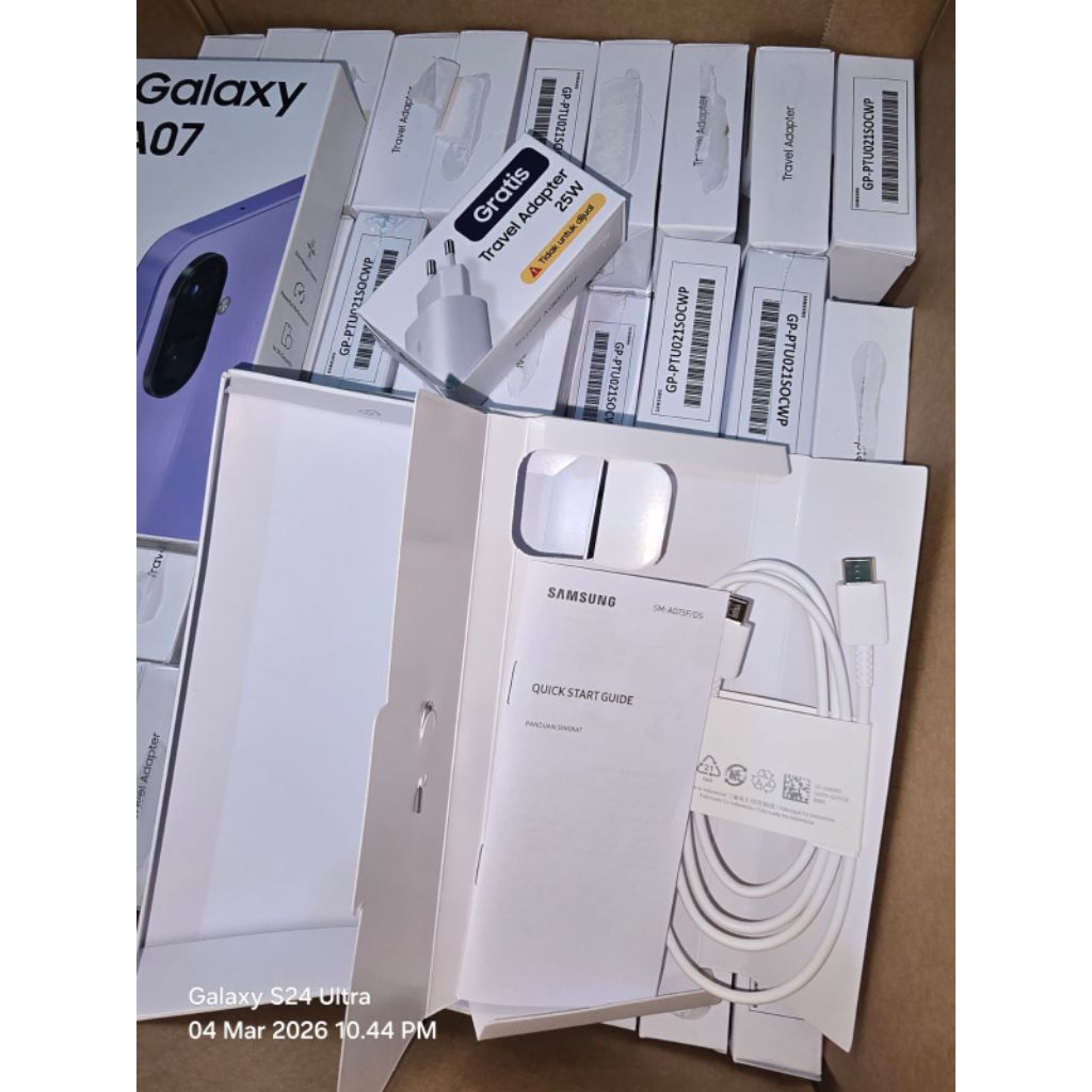 CHARGER BAWAAN SAMSUNG A07 ASLI BAWAAN ORIGINAL