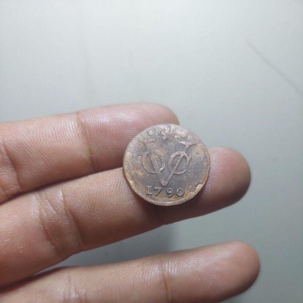 Koin Voc Holland 1790 very fine.