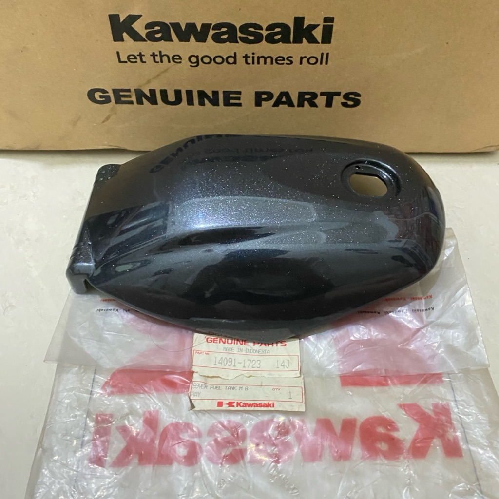 cover tangki kawasaki athlete grey