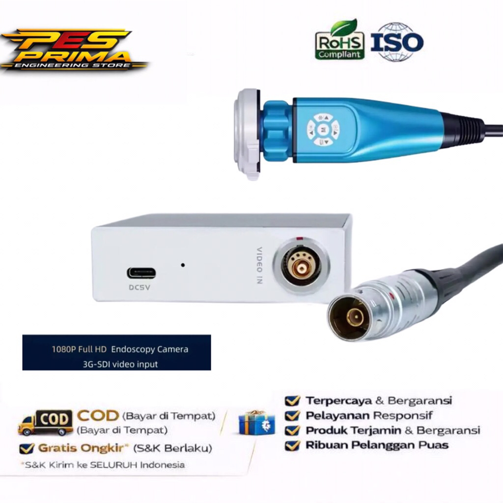 Kamera Endoscopy Full HD Set | Camera Endoscopy | Alat Endoskopi Klinik & Rumah Sakit
