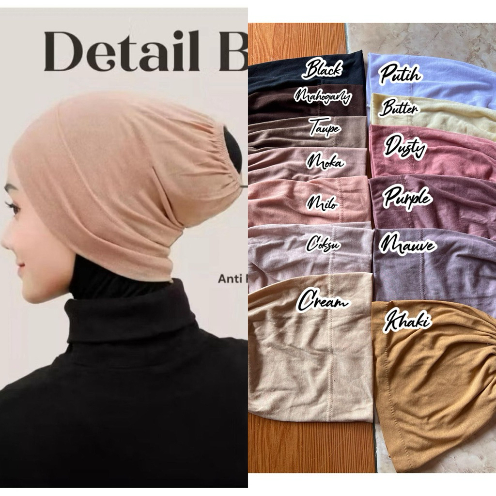 Ciput kaos polos || inner ciput kaos | ciput kupluk