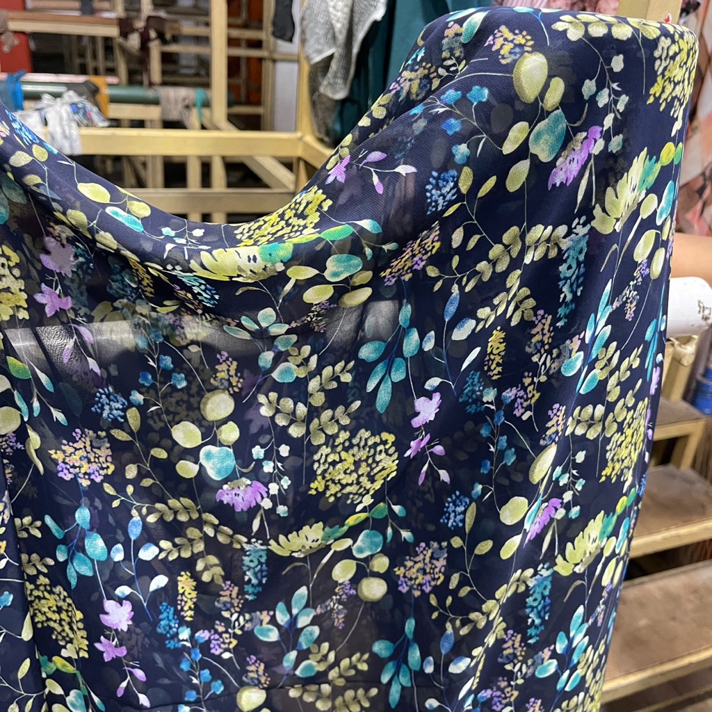 Kain Sifon motif - Kain Sifon kembang - Ceruty Baby doll