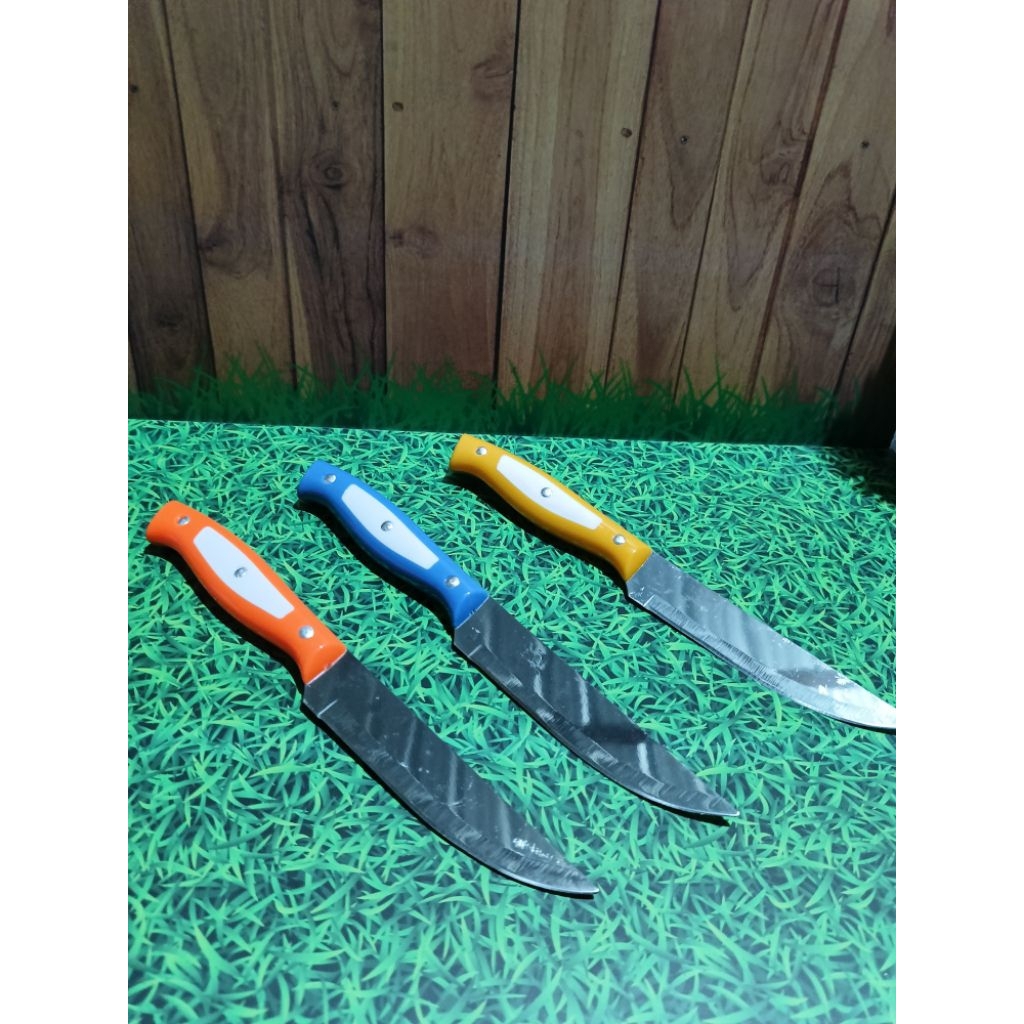 Pisau dapur pisau sayur bahan stainless panjang 24cm