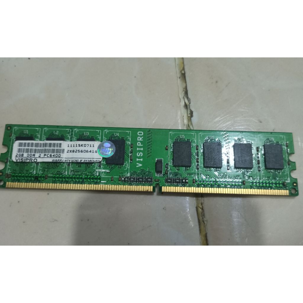 RAM PC 2 GB DDR2 VISIPRO ORIGINAL COPOTAN