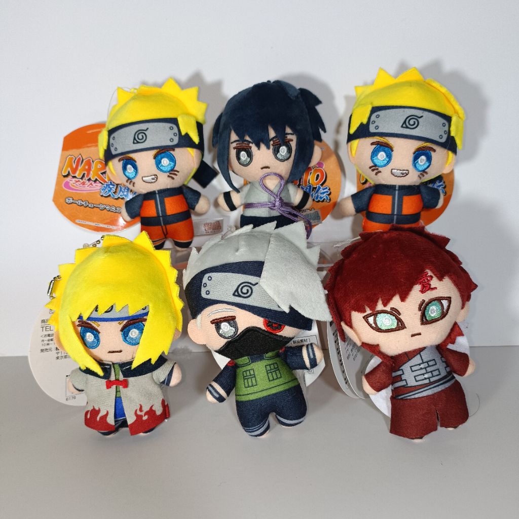 Naruto Ballchain Boneka Anime Ganci Sasuke Naruto Minato Kakashi Gaara