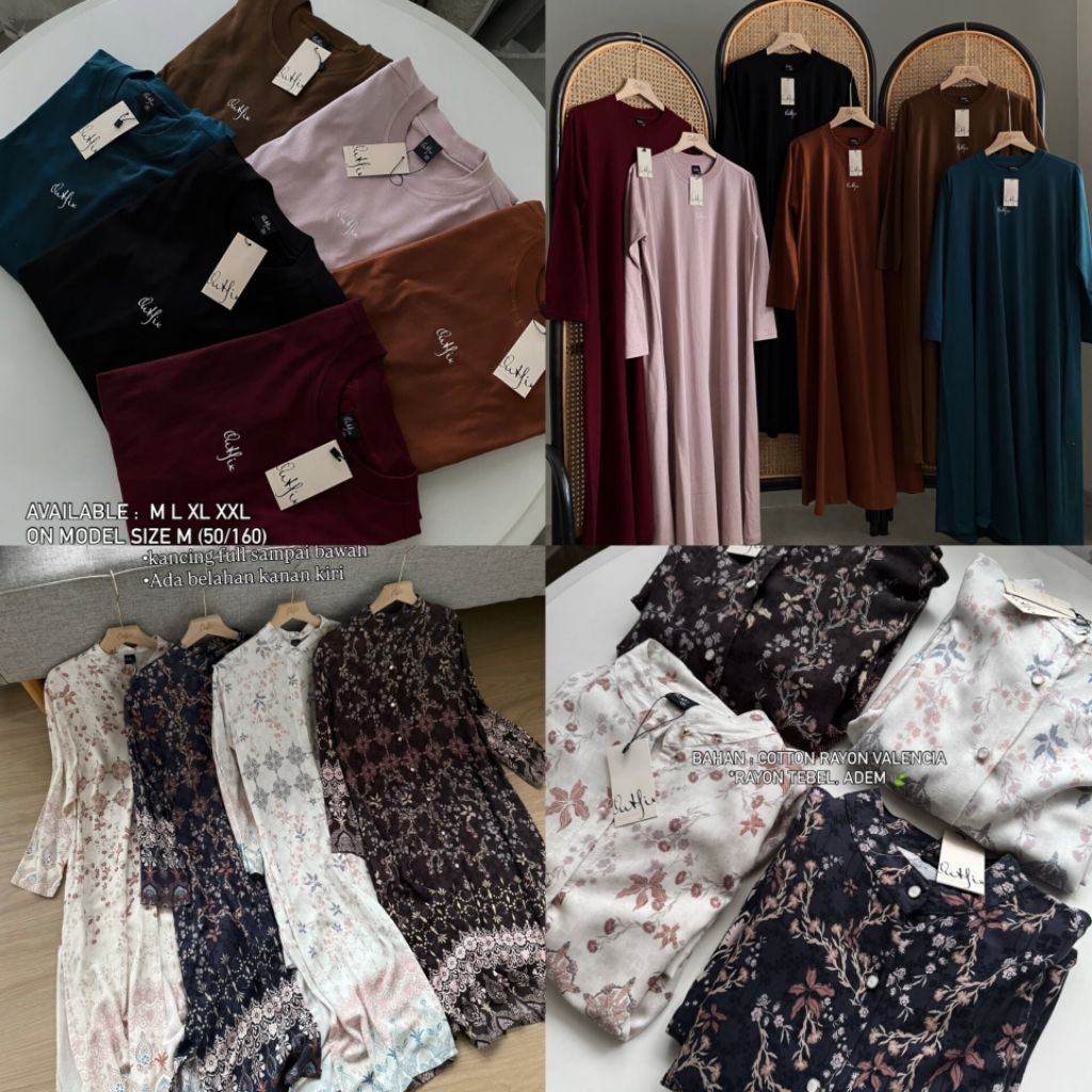 (Bisa Diskon 33%) Tropical Slit Dress | Exclusive Midi Dress Original by Outfix New | Raya Collectio