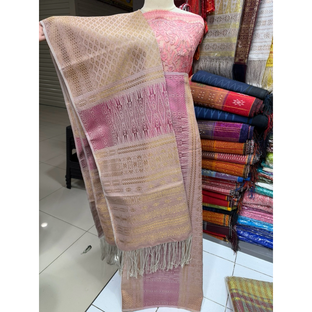 Songket tumtuman tanpa sambung full kristal TTS123