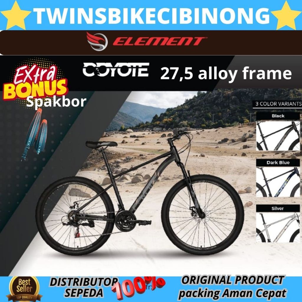 Sepeda Gunung MTB 27,5 Coyote SPY ALLOY BY ELEMENT