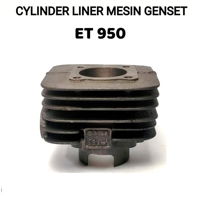 ET950 Generator Listrik Genset 2TAK Cylinder Liner/Cylinder Block Assy Genset 2T 650watt