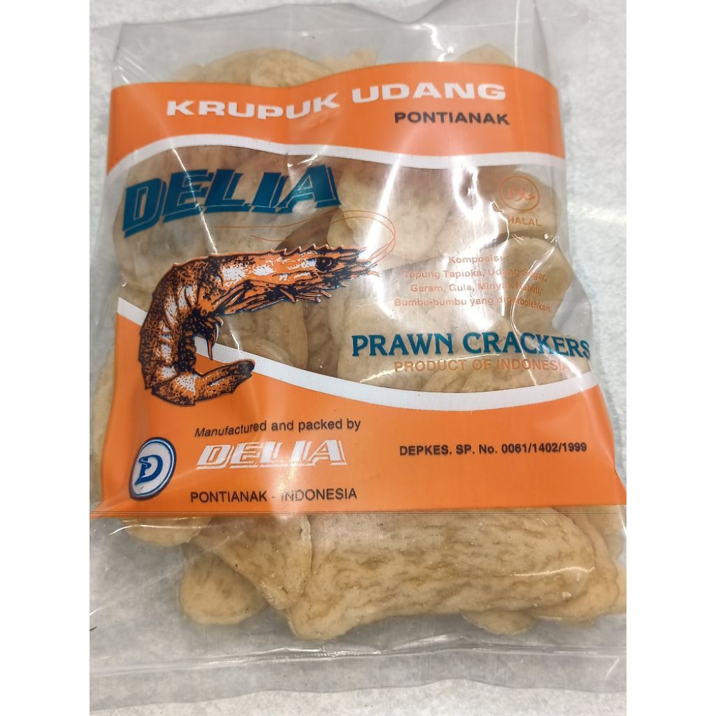 KERUPUK UDANG DELIA KHAS PONTIANAK / KRUPUK UDANG SIAP GORENG