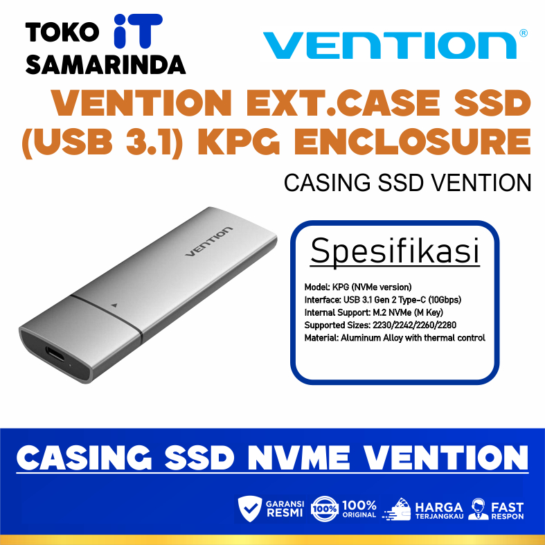 Vention Ext.Case Ssd ( Usb 3.1 ) Kpg Enclosure
