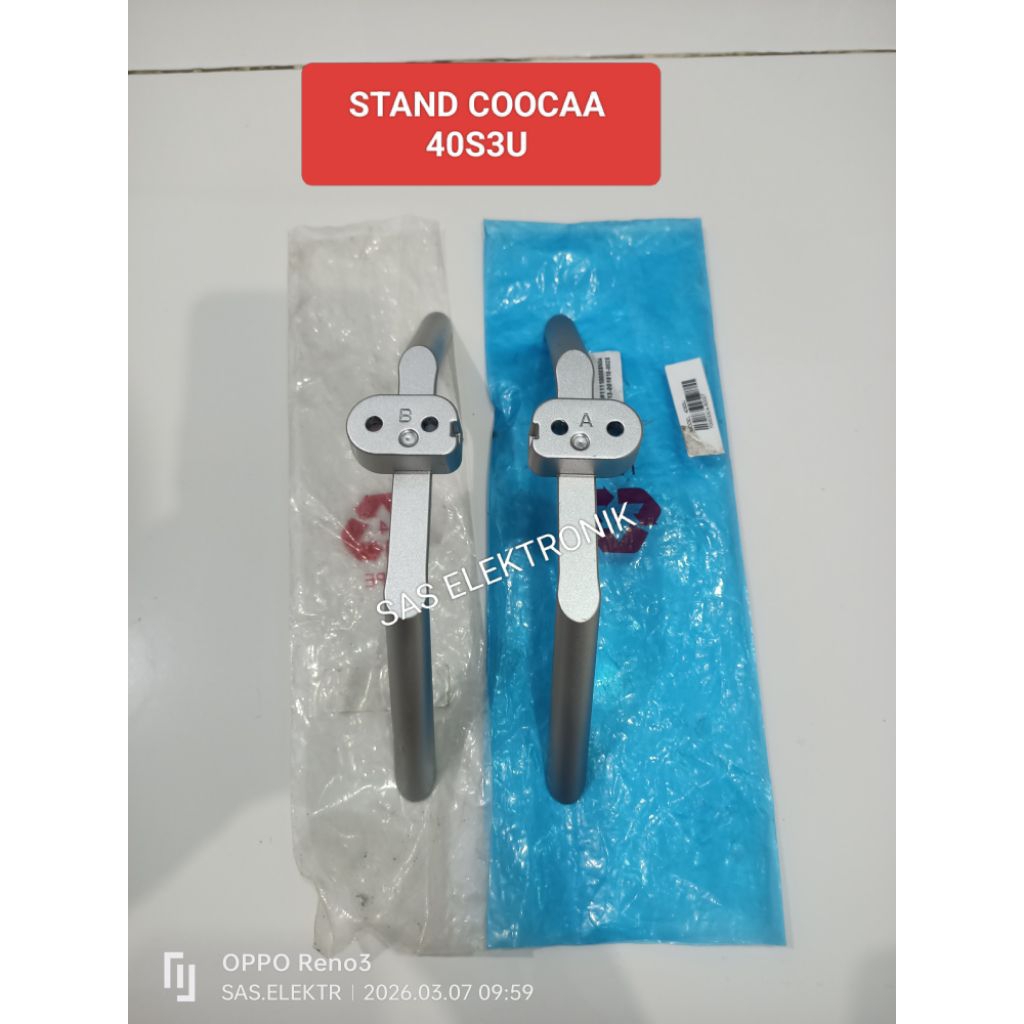 STAND BRACKET KAKI PEDESTAL DUDUKAN TV LED COOCAA 40-44 INCH 40S3U 40S3 U 40S7G 40S7 G 43S3U 43S3 U