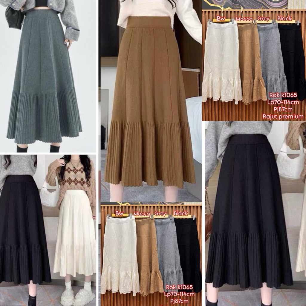 Rok Rajut premium 5 motif