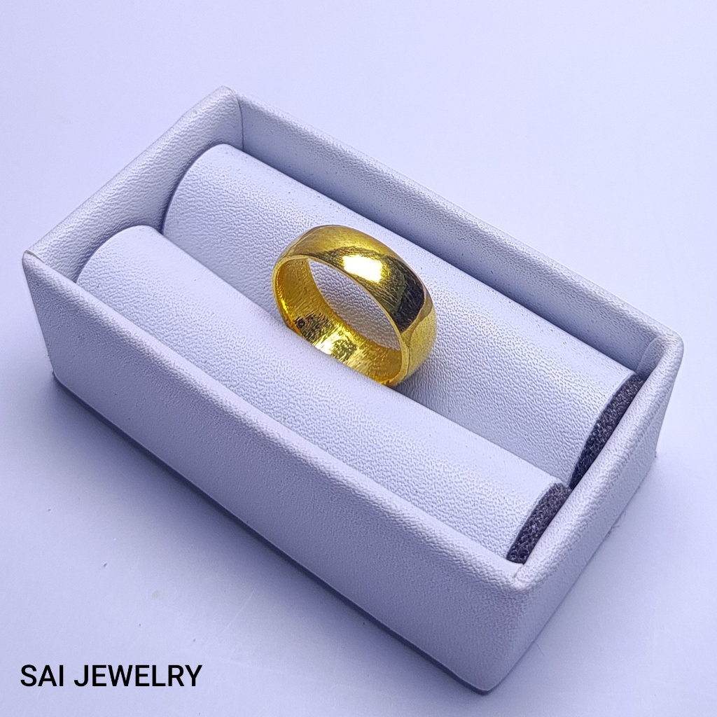 Cincin Koin 91 Polos 10gram | Kilau Emas 24k | Anti Karat dan Kusam