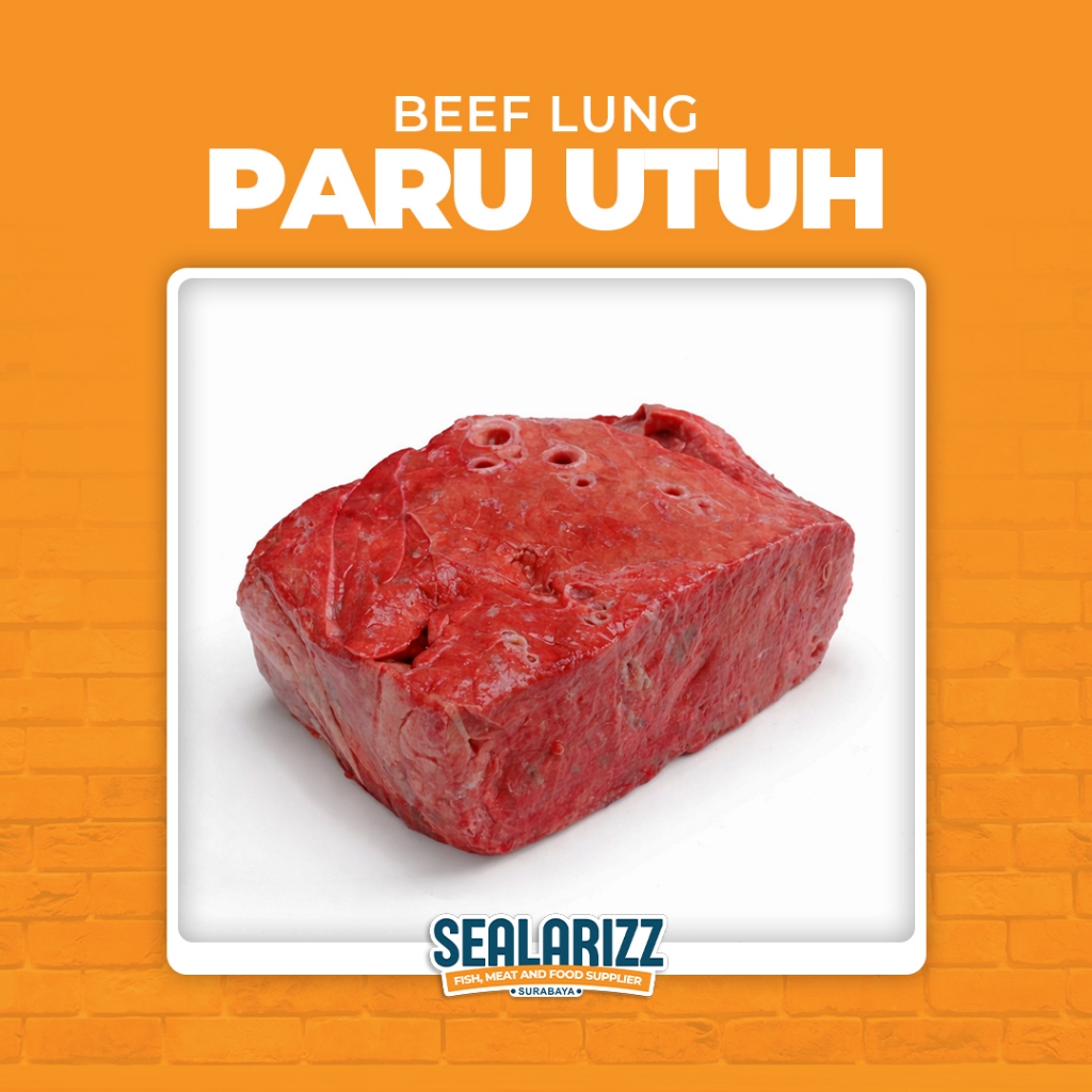 Paru Sapi Mentah / Beef Lung / Jual Daging Surabaya / Slice / Surabaya / Sidoarjp