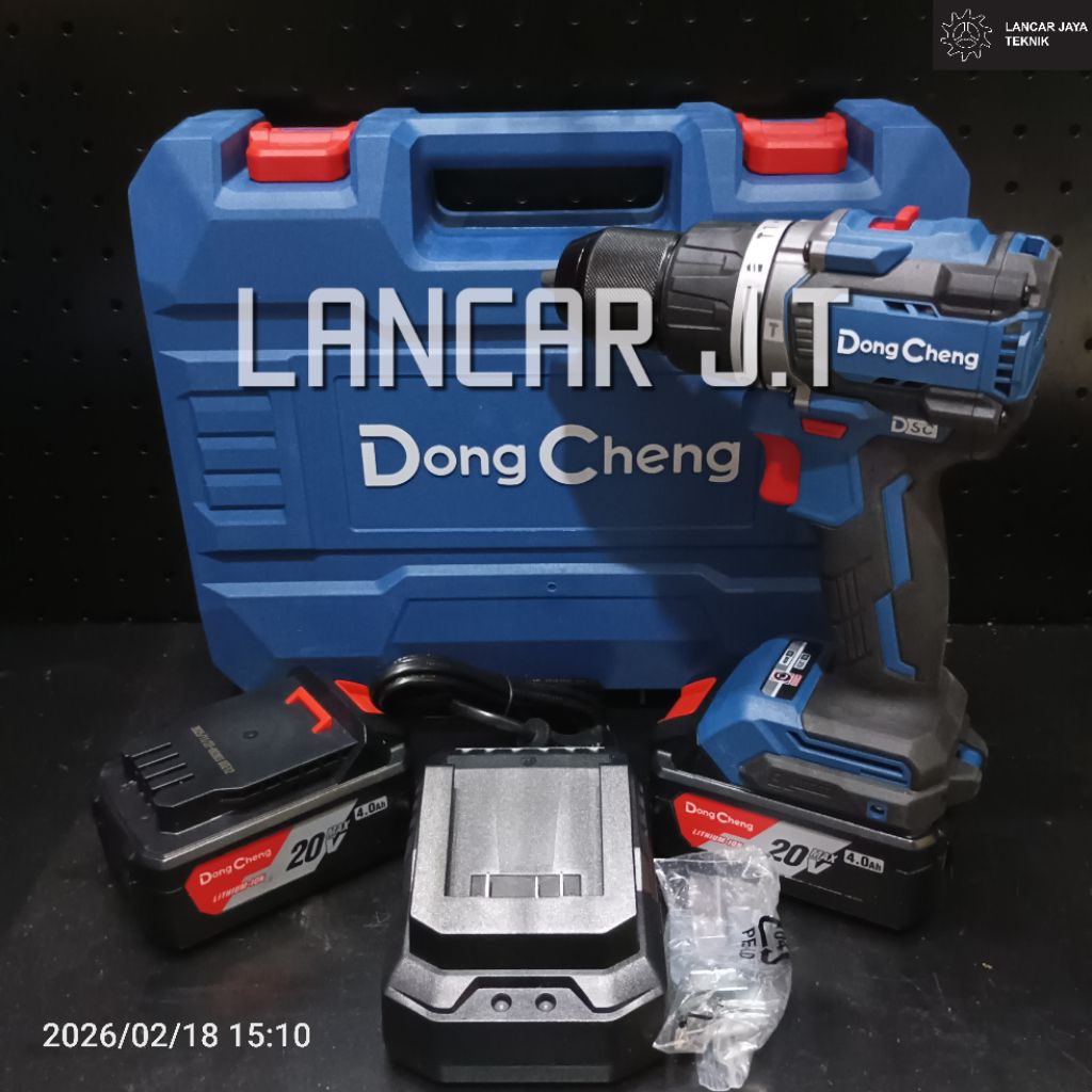 DONGCHENG DCJZ2090i EM MESIN BOR BATERAI TEMBOK BETON 13MM BOR IMPACT CORDLESS BRUSHLESS DRILL DONGC