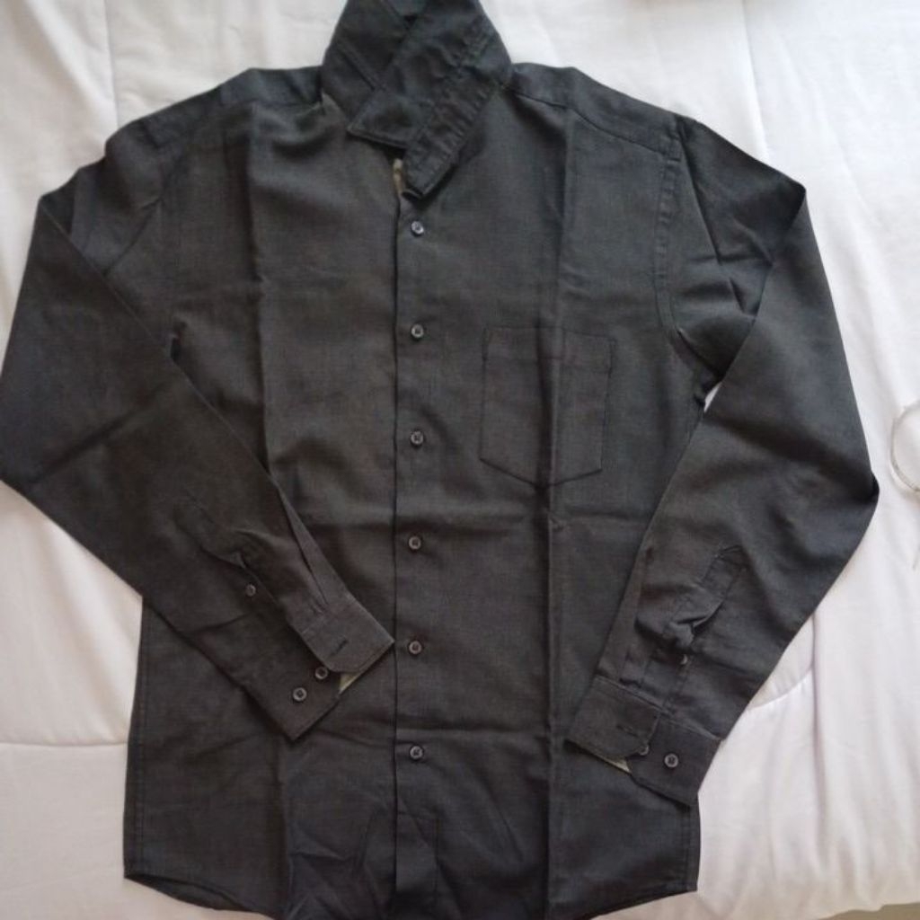 kemea pria slim fit stanley adam kemeja formal pria